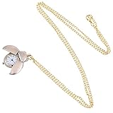 Generic Vintage Taschenuhr Anhänger Halskette Mehrfarbig gefleckt insektenförmige Taschenuhr Persönlichkeit Accessoires