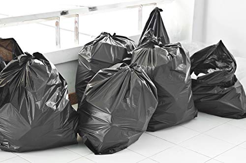 Toughbag 65 Gallon Industrial Trash Bags, 50 X 60” Large Black Garbage Bags, Toter Liner (50 Count) – Outdoor Garbage Can Liner For Custodians, Landscapers, Contractors - Made In Usa #TOP2