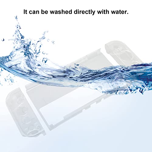 Estojo transparente, protetor de host de console anticolisão lavável para host de switch para alças