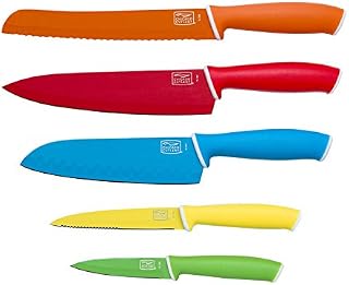 Chicago Cutlery 1111953 Vivid 5pc. Colored Knife Set