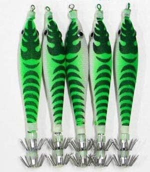 Amazon 釣具 夜光 浮きスッテ 4 0号 5本 色選択できます 0sute40hbmn5ps エギング イカ釣り 仕掛け Gr 黄緑 風迎 Figei エギ スッテ