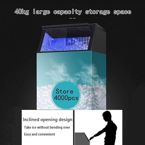 Máquina Comercial de Cubos de Hielo 330lbs/día miniatura 5