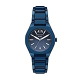 Armani Exchange Orologio da Donna 36MM in Acciaio Inossidabile Blu, AX6032