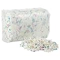 VILLCASE 500g Hamster Cage Liner, Rabbit Cage Bedding Pet Cage Liner Paper Scraps Guinea Pigs Paper Bedding Absorbent and Deodorizing Confetti Mat for Rats Gerbils Small Animal