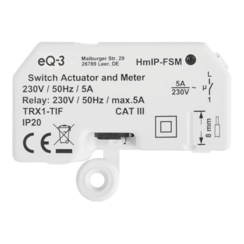 Homematic IP Schalt-Mess-Aktor-Unterputz