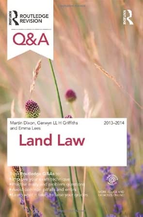 Q&A Land Law 2013-2014 8th Edition-Wow! eBook