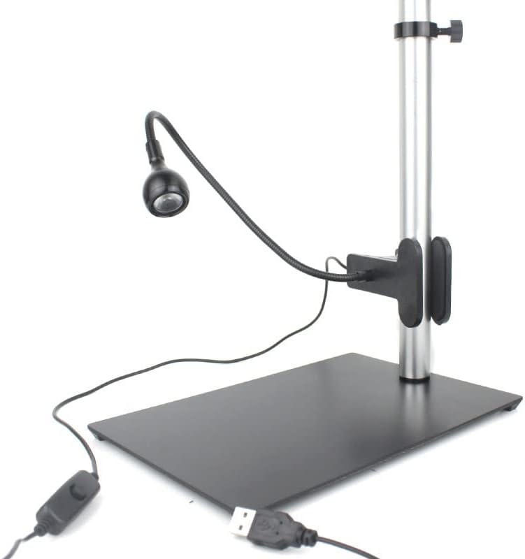 Vista 5 de Microscope Kit 13MP 1080P VGA Industrial Digital Video Microscope Camera 10X-130X Zoom C Mount Lens Microscopio Microscope Lens Adapters