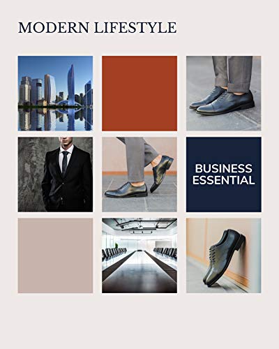 Image of Dunross & Sons Premium Lace-Up Dress Shoes with a Breathable Naturally Leather Lining and Durable Non-Slip Rubber Sole