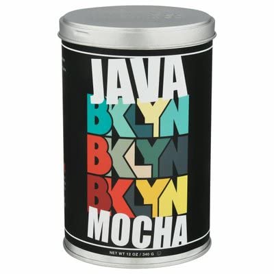 Brooklyn Roasting CompanyFair Trade Craft Whole Bean Arabica Coffees (Java Mocha, 12 oz Tin)