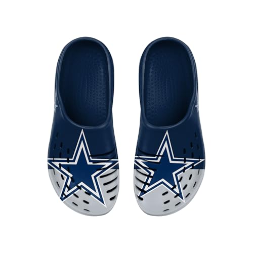 Image of FOCO Men's NFL Team Logo Garden Water Sandals Shoes Slipper Clogs