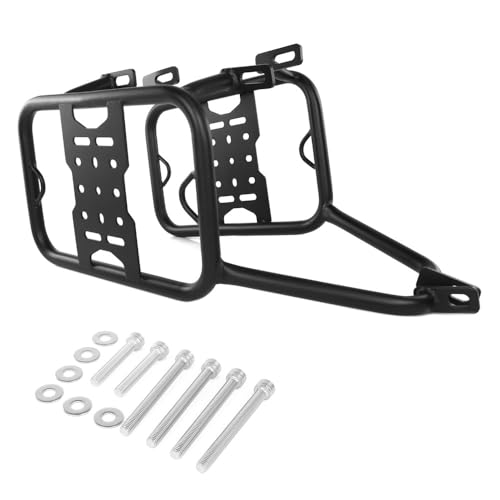Porta alforjas Xitomer para motocicleta KLR650 2022-2026 y KLR650 Adventure, estructura de tubo de hierro negro resistente a la corrosión miniatura 1