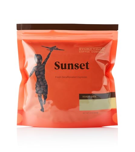 Storyville Coffee Sunset (Decaf) | Grano Espresso Tostado Medio 8 oz
