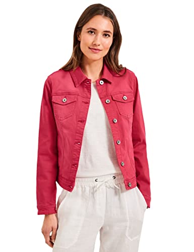 CECIL Damen B211886 Jeansjacke, Strawberry red, XL