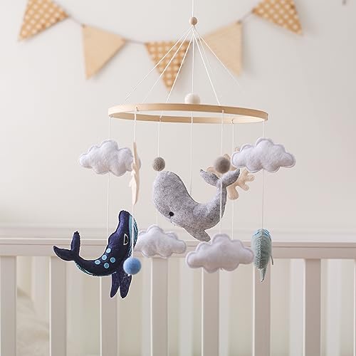 Eerkeod PDZ162001-1P@FBM-ZHUS Baby Mobile For Crib Baby Nursery Mobiles Handmade Felt Ocean Animal Mobile thumb #8