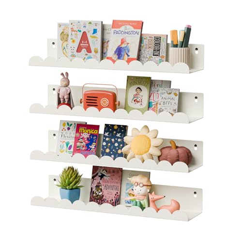 sothfubo Nursery Book Shelves,Kids Bookshelf and Toy Storage,17 Inch Metal
