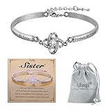 iJuqi Sister Birthday Gift from Sisters - Big Middle Little Sis Bracelet Christmas Gifts Mother's Day Gifts for Sister