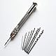 GTIWUNG Hand Spiralbohrer Bits, Präzision Pin Vise, Handbohrmaschine Set, Bits Set Bohrwerkzeug, Mini Micro Handbohrer Werkzeuge Präzisionswerkzeuge +10 Stück Spiralbohrer 0,5-3,0 mm
