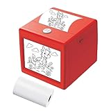 Intelligenter tragbarer Thermodrucker – Aufkleber-Maker für Kinder, tintenlose Sofortmaschine, 200 DPI WLAN-Verbindung, kreative Foto-Lern-Hardware, kompaktes ABS-Familienaktivitätswerkzeug |