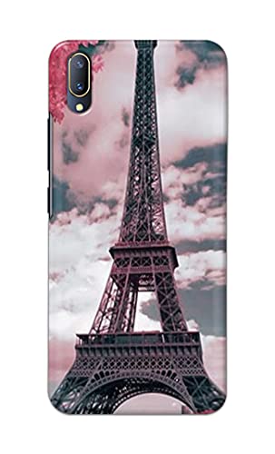 Image of Lovers Famous Place Eiffel Tower in Paris Hard Back Case Cover for Vivo V11 Pro / X21s Back Cover -(J5) VNS2227
