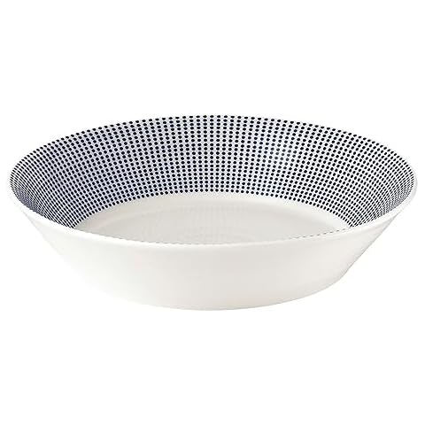 Royal Doulton Pacific 23cm Pasta Bowl with Blue Dots Cover