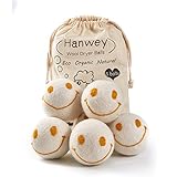 [page_title]-hanwey 6 XL Trocknerbälle aus Wolle für Trockner, natürliche Weichspüler, energiesparend und Tempo, umweltfreundlich, wiederverwendbar, hypoallergen, faltenfrei