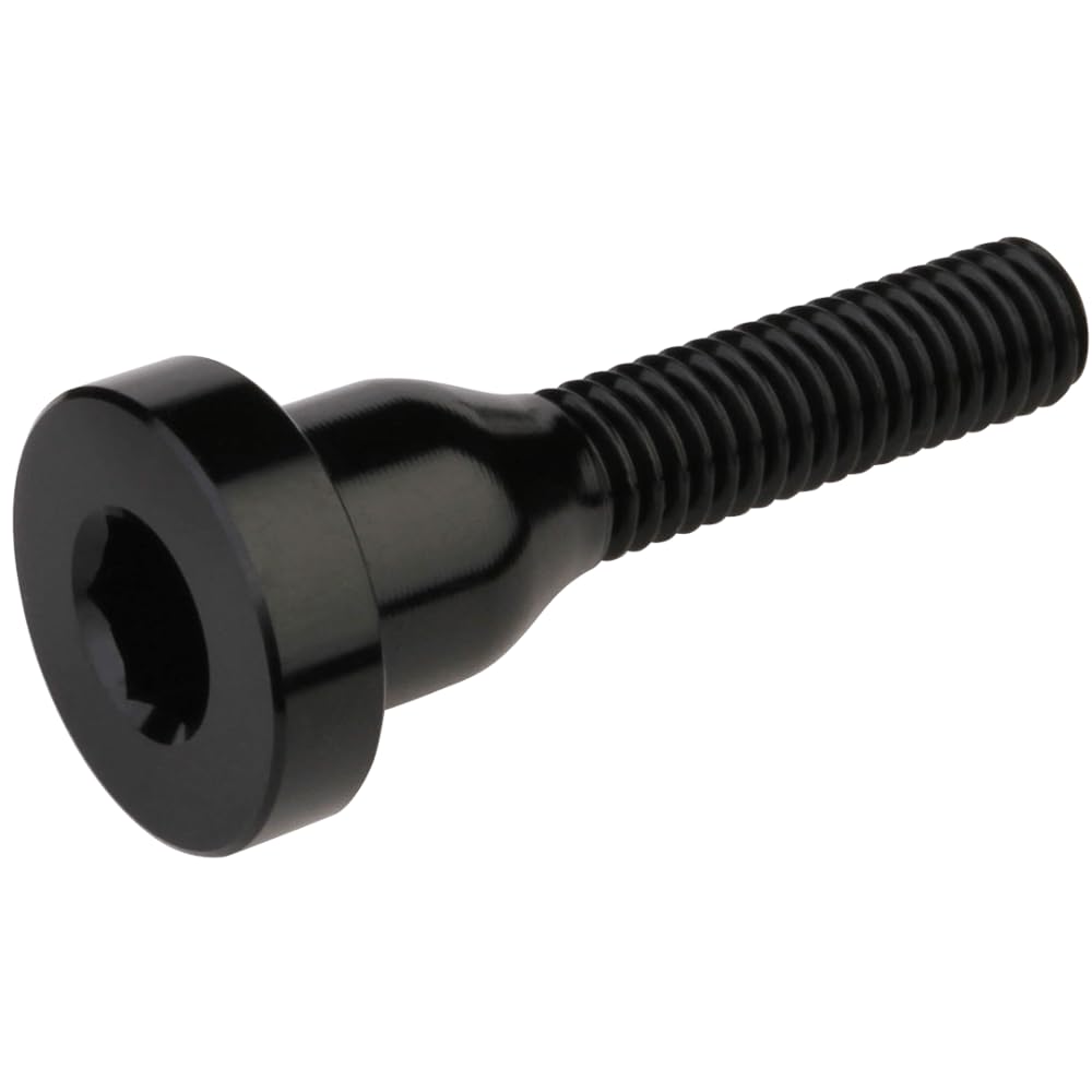 Burgtec Top Cap Stem Bolt - Black/Mountain Bike MTB Part Match Component Lightweight Alloy Accessories Cycling Biking Cycle Trail Ride Style Race Downhill Freeride Dirt Jump Screw Spacer Headset Kit