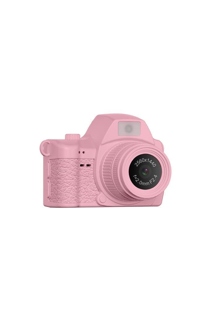 Torima Dijital Fotoğraf Makineleri Video Mini Kamera 2K Video 128GB Destekli CMR42 Pembe