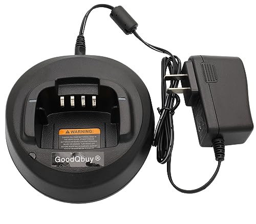 PMLN5228A Charger is Compatible with Motorola CP185 CP100D CP476 CP477 CP1300 CP1600 CP1660 EP350 P140 P145 P160 Radio PMNN4476A PMNN4081AR PMNN4080 PMLN5398