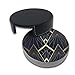 Abstract Art Deco Drinks Coasters With Holder, Suitable For Kinds Of Cups, Set Of 6