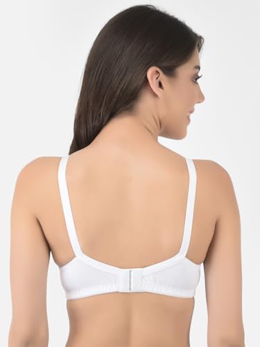Image of Softline Women's Cotton Blend Wire-Free Non-Padded | Full Coverage Bra Combo | Comfortable & Breathable Everyday Wear (Pack of 2)