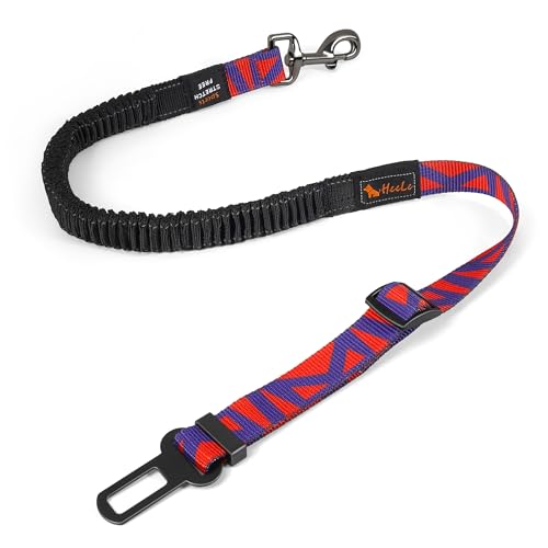 AYADA Cinturón Seguridad Perro Coche Nylon Rojo