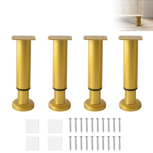 �f�X�N �L�k�� �������߉\ ���x�����O�t�b�g 4�Z�b�g | ������ �Ƌ�r �\�t�@�r �u�������� DIY �\�t�@�E�e�[�u���E�x�b�h�Ή� (42cm-72cm)