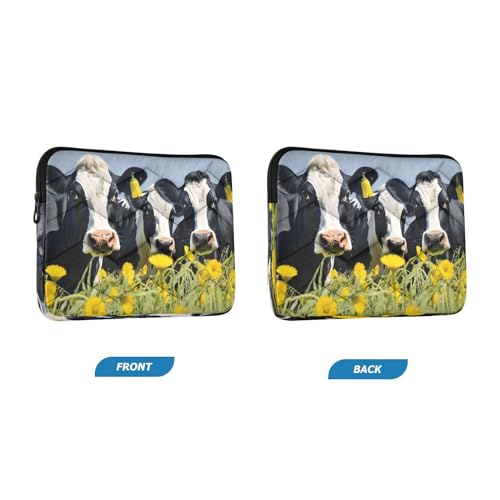 Funda para portátil Rural Farm Cows 13-14 pulgadas impermeable miniatura 2
