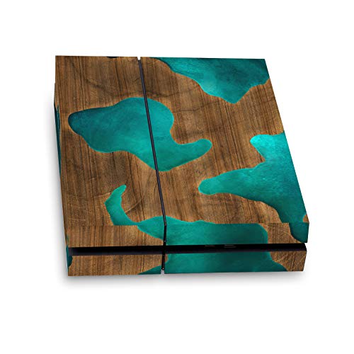 Skin Peau Autocollant Couverture PS4 au Design Artistique Alyn Spiller Bois et Résine