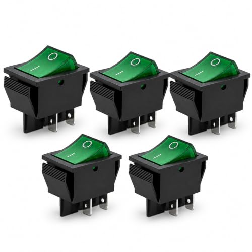 Interruptor Basculante DPDT ON/OFF 6 pin, 5 Unidades