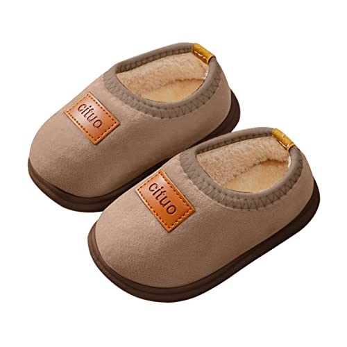 Kids Toddler Slippers Boys Girls Indoor House Shoes Non-Slip Slippers Socks Outdoor Cotton Warm Walking Shoes