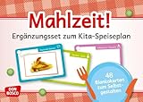 Mahlzeit! Ergänzungsset zum Kita- Speiseplan: 48 Blankokarten zum Selbstgestalten. Für Lieblingsessen oder regionale Spezialitäten. Essensplan in Bildern für die Kita: