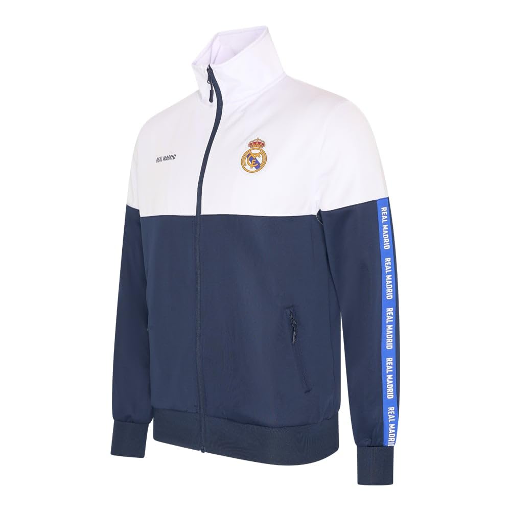 Real Madrid Tuta Uomo - Taglia XXL - Stagione 2024/2025 - Tuta da Calcio - Tuta Ufficiale
