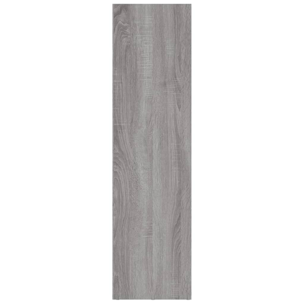 Bücherregal Standregal Grau Sonoma 36x30x114 cm Holzwerkstoff