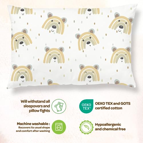 SUPERBE BEBE Pillow (14x17in, Bear Rainbow)