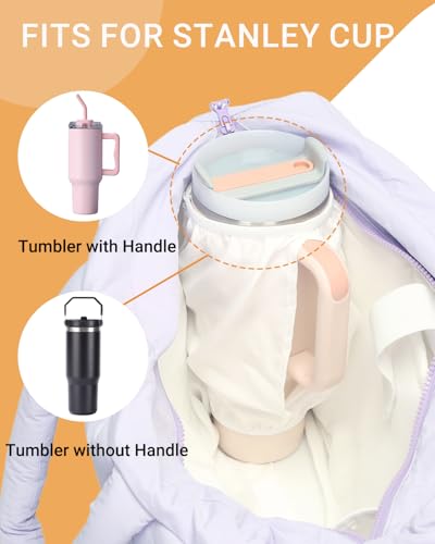 Image of Herald Puffer Tote Bag for Women, Large Quilted Puffy Handbag Lightweight Satchel Purse with Cup Holder & Compartment