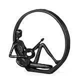 Xruibrave Music Decor Statue, Guitar Figurine, Musician Sculpture Home Decor for Shelves Gift for Musicians