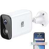 MTM Wireless Outdoor Security Camera Rechargeable Battery Powered WiFi Surveillance IP Camera 1080P...