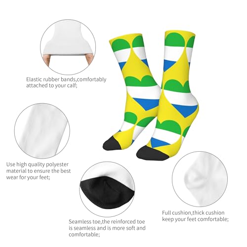 Love Sierra Leone Flag A Pair Junior Athletic Short Tube Socks Children Calf Tube Socks Short Stockings3