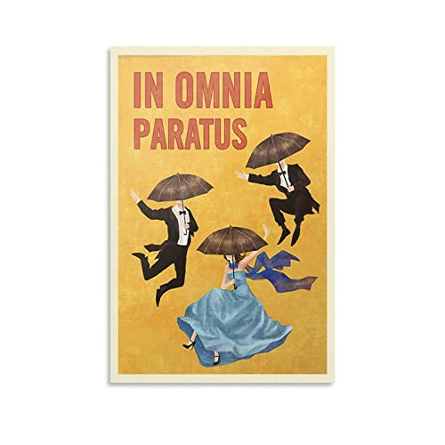 In Omnia Paratus - Gilmore Girls Vintage Retro Style Póster de lienzo Cover