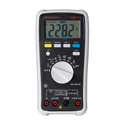 Multimètre Multimetrix DMM 121 CAT III 600V avec affichage numérique 4000 points