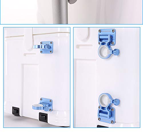 竿掛 タックルボックス用竿掛 クーラー用竿掛 小型軽量 竿置き 竿受 竿掛 ミニ竿掛 ピタツキホルダー ロッドホルダー 竿立て 固定式 ロッドスタンド 釣具 釣竿ステント ブルー …