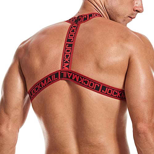 JOCKMAIL Jock straps for Men with Mens Chest Harness Sexy Men's Harness and Jockstrap Set for Clubwear,Fitness,Role-Playing3
