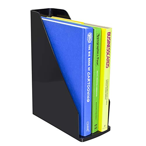 Storex Arquivo de revista, 7 x 30 x 24 cm, preto, 1 unidade (00148F04C)