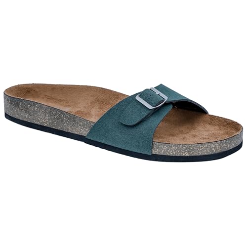 Image of LYDC LONDON Women's Sandals. Lightweight stylish and comfortable flat sandals for office wear and gatherings. Orthopaedic and flat foot friendly. Doctor trusted timeless fashion sandals for women with modern appeal